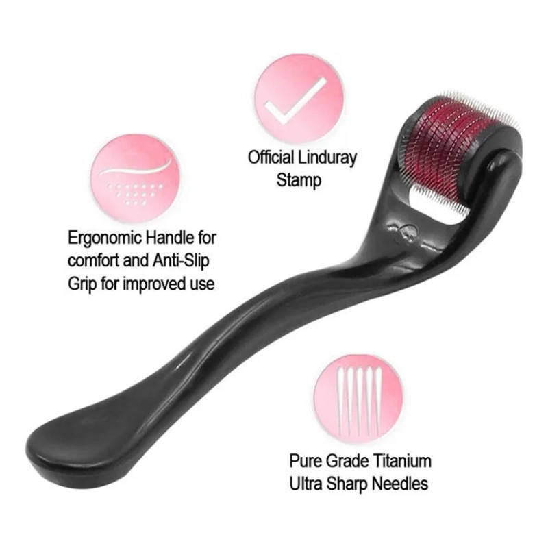 Rollo Micro Needle 540 Roller Para Crecimiento De Barba Para