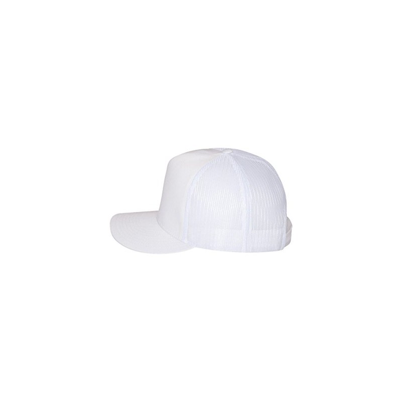 Yupoong Five-Panel Classic Trucker Cap. 6006 - White