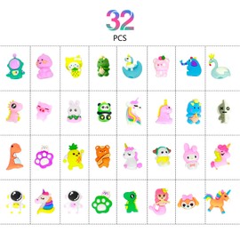 lttorjf Pack of 32 Gifts Birthday Children School Colouring Pencils Details Birthday Children with Animal Decorations Party Gifts for Birthday and Christmas Parties Pens for Children