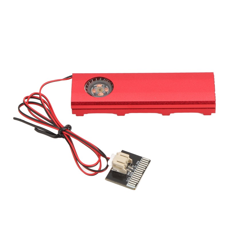 M.2 NGFF NVME SSD Heatsink Quadruple Heat Dissipation 5V Fan