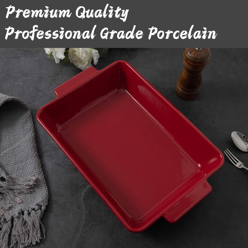 FE Baking Dish, 11"x 8"Rome Pillar Casserole Dish, 3.38 Quart