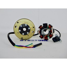 GY6 STORE 150cc GY6 STATOR & FLYWHEEL KIT FOR SCOOTER KART ATV (5 WIRE / 3 PLUG) *TYPE 2*