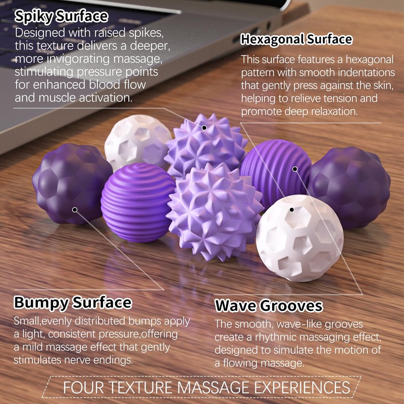 Fidget Toy (Purple/Small - 4 Pieces)