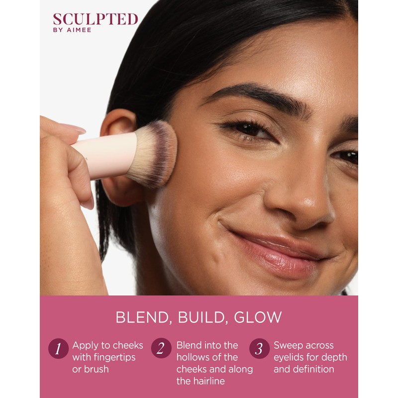 Sculpted by Aimee Cream Luxe Bronze, Cream Bronzer for Face,