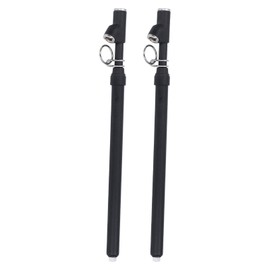 2PCS Dual Head Air Pressure Gauge 20‑220lb/In² Accurate Straight Type Tire Pressure Gauge