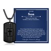 IEFLIFE Gifts for Son - Gifts for Son Dog Tag