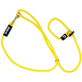 Mad Dog Products 3/8" x 10' Yellow Hands Free Slip Lead Dog Leash - Made in USA