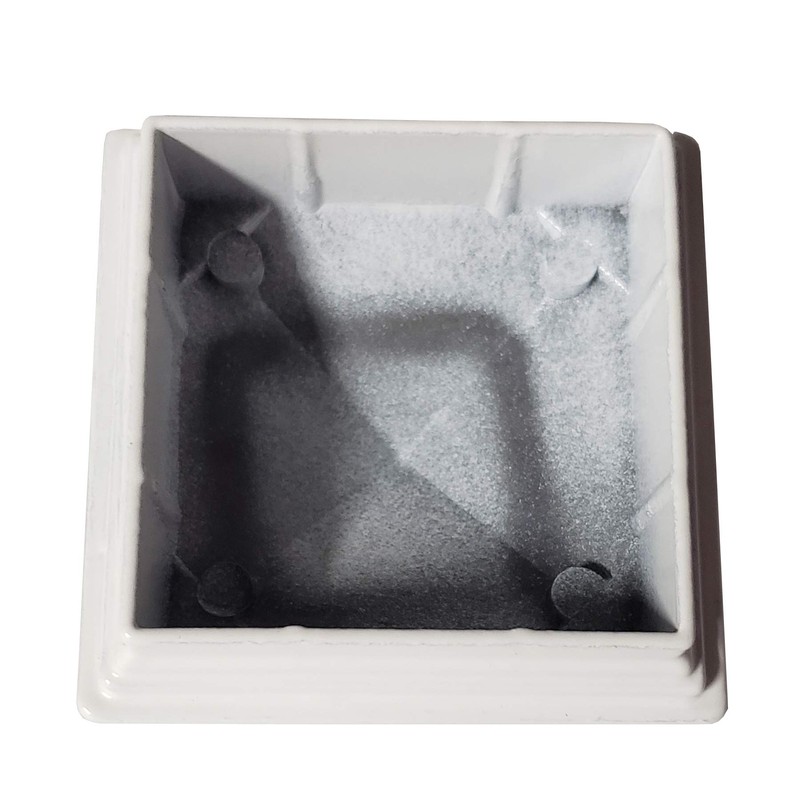 2" x 2" Aluminium Pyramid Post Cap for Metal Posts