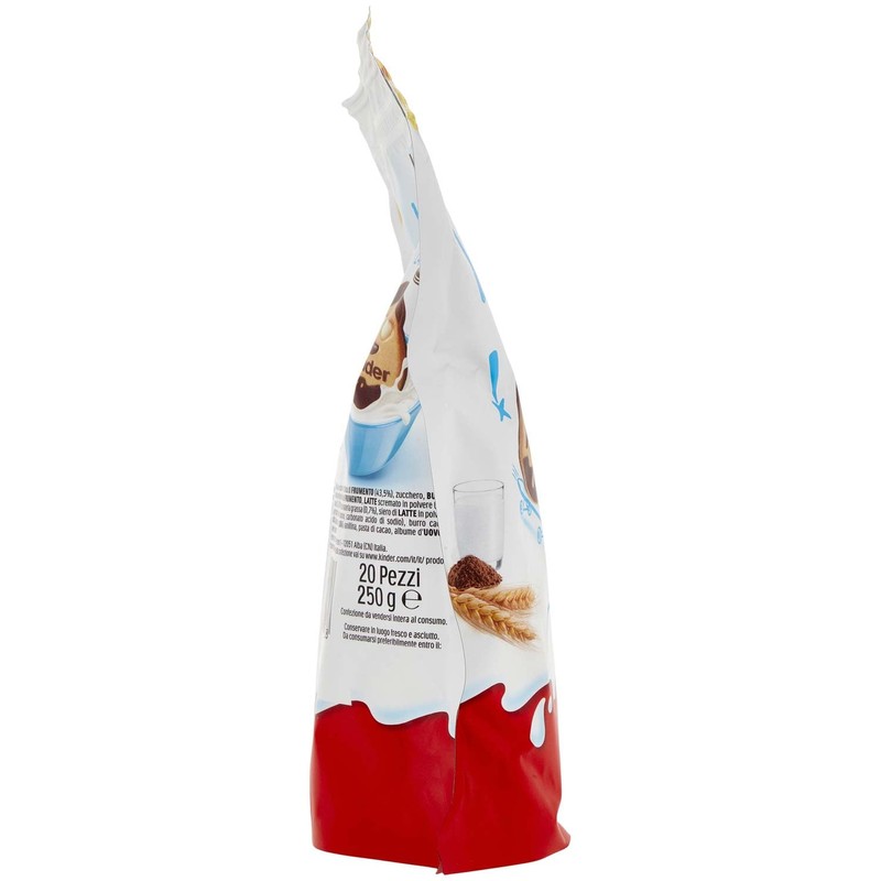 Kinder Kinderini biscuits Frollini milk and cocoa 250g NOVITA'