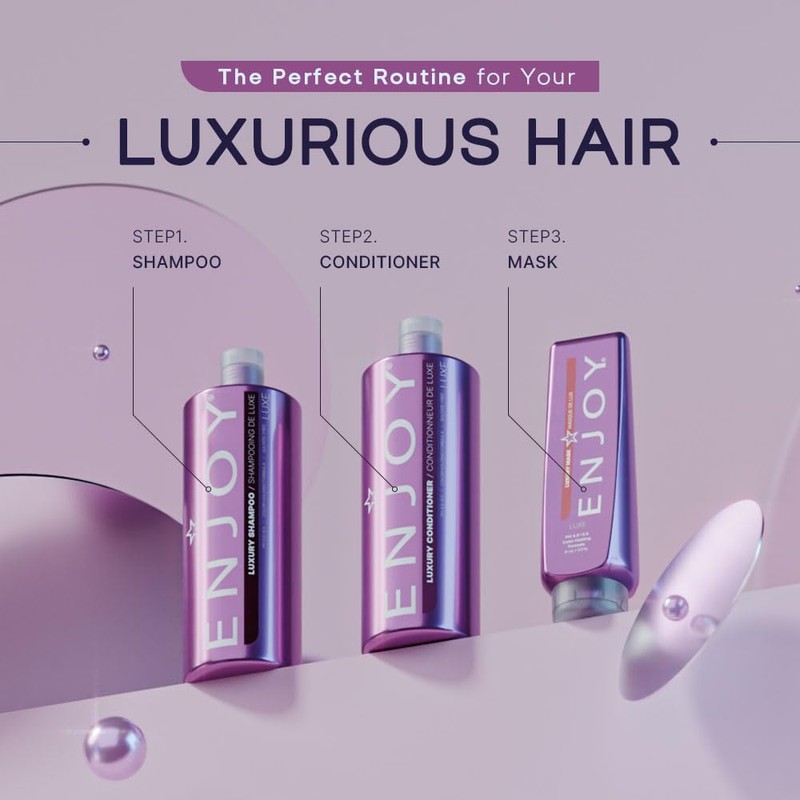 Enjoy Hair Care Conditioning Cleanser, Hair Mask & Conditioner, Sulfate