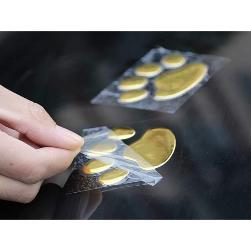 Donaly 4 Color Paw Paw Sticker Sticker Set of 12