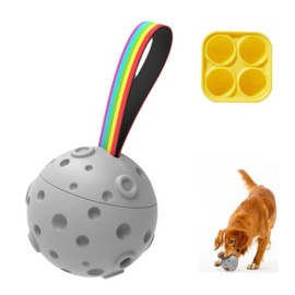 KALAMI Dog Cooling Toy and Treat Dispenser - Interactive Meteor Ball with Ice Tray Set for Summer - Durable Slow Feeder and IQ Training Toy for Small/Medium/Large Dogs