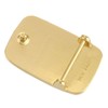 FALETO Solid Brass Rectangle Heavy Duty Belt Buckle Replacement for