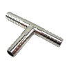 1/4" Stainless Steel Tee Barb 3 Way Co2 Splitter T