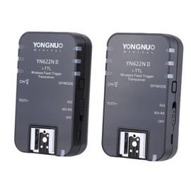 YONGNUO YN622N II 2.4G Wireless i-TTL Flash Trigger Receiver Transmitter Transceiver for Nikon D70 D80 D90 D200 D300 D600 D700 D800 D3000 D5000 D7000 Series