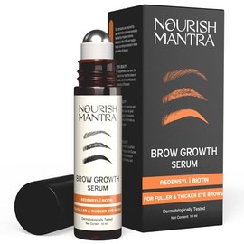 NOURISH MANTRA Lingtoolator ra - Brow Growth Serum  Formulated with Redensyl, Biotin, Peptides  Amino Acids  for Brow Growth and Thickness  Eyebrow...