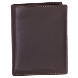 Men's Leather Wallet with Space for Over 16 Cards Various Colours, brown