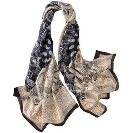 MAIRY Satin Scarf for Women Silk Oversized Scarves Ladies Shawls and Wraps Lightweight Elegant Girls Scarfs Gifts Multifunctional Beach Shawl Scarves - S180179