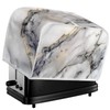 ZDCUSTOM White Marble Toaster Cover 4 Slice Bread Toaster Oven