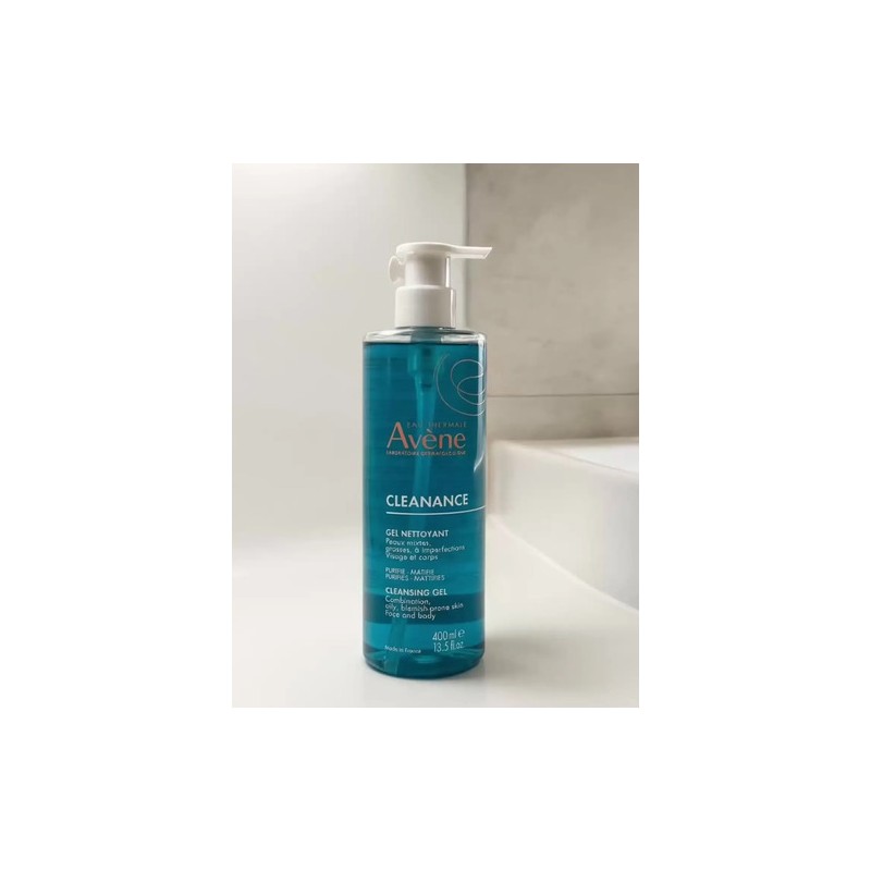 Gel Limpiador Avène Cleanance de 400 mL Para Piel Grasa