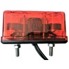 MelTruck® 2 x Red LED Number Plate Light Position Light