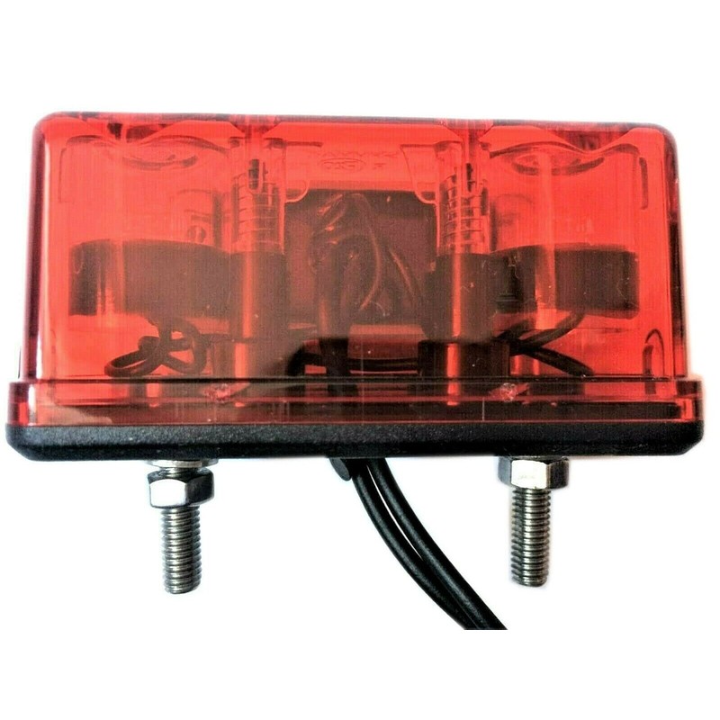MelTruck® 2 x Red LED Number Plate Light Position Light