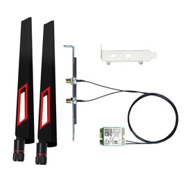 Tarjeta Inalámbrica BE200NGW 7th M.2 Mini Kit de Computadora WiFi 7 BT5.4 Adaptador 802.11BE Tri-banda 8774Mbps No Compatible Con Placas Base AMD Para Windows 10/11