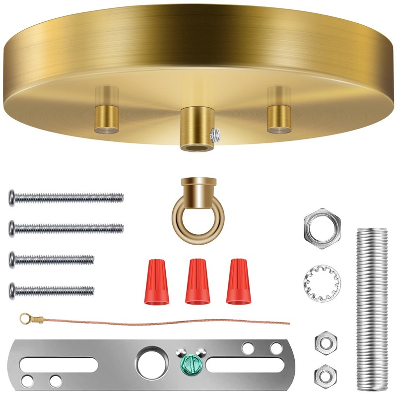 MAYOMAJO 6 Inches Light Canopy Kit with Heavy Duty Replacement
