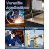 AOKLIT 12 x 12 Steel Plate 1/8, 2 Pcs Sheet