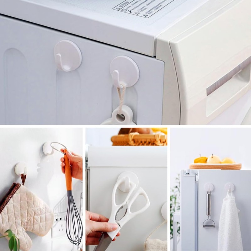 Magnetic Hook, Strong Magnet, Storage, Entryway, Refrigerator, Kitchen, Office, Bathroom,