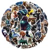 50pcs Grizzly Bear Stickers for friendss friend Teens, Vinyl Waterproof