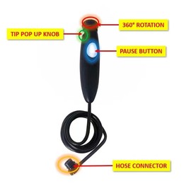 OYSTERBOY Generic Sturdy Material Easy to Replace Oral Hygiene Accessories Replacement Hose and Handle Parts Compatible with Waterpik Water flosser WP-100 WP-300 WP-660 WP-900 (Hose Only)