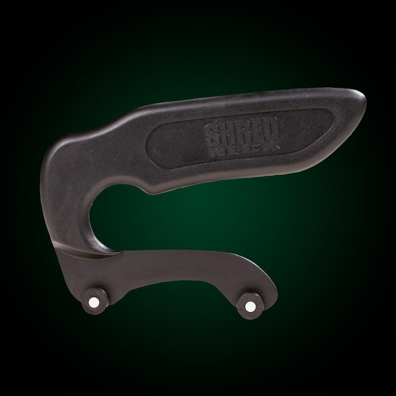 Shredneck Guitar String Stretcher, Ergonomic Handle with Roller Wheels, Black