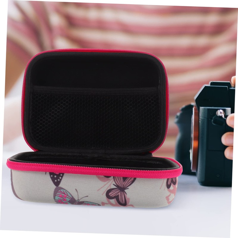 TEHAUX 15Grid Camera Case Durable Hard Bag with Zipper Closure