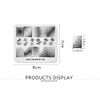Rolabling Nail Stamping Plate Fashion Geometry Dots Abstract Spots