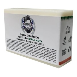 Jabón Bergamota Barba Y Bigote,estimula Crecimiento,exfolia.