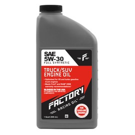 Factory Racing Parts Oil Change Kit Compatible with Ford Bronco 2021-2023, Ranger 2019-2023 2.3L 5W-30 Full Synthetic Oil - 7 Quarts