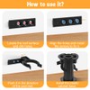 Flintronic 12Pcs Kitchen Kick Board Plinth Clips, Heavy Duty Kick-Board