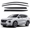 Safe Smoke Window Visor Sun Rain Vent Guard 4 Pcs