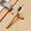 Jinhao 9036 - Pluma estilográfica de madera natural hecha a