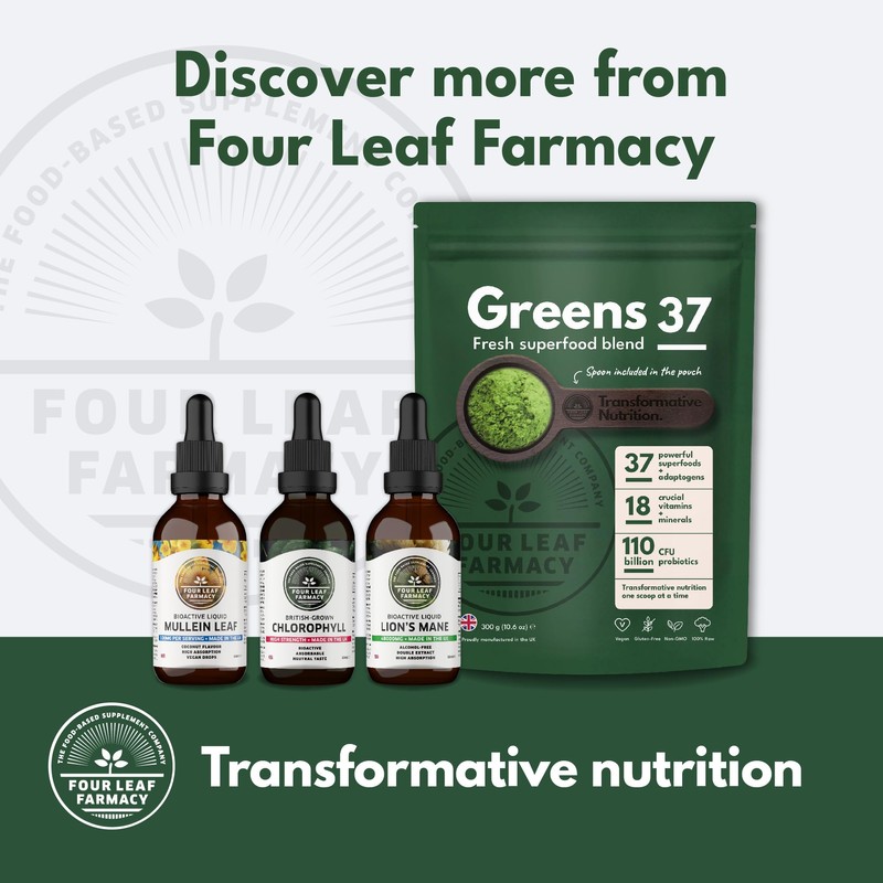 Mullein Leaf Extract for Lungs - Made in UK -