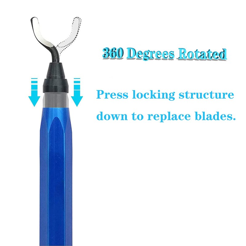 Yuentoen Universal Deburring Tool, 360° Rotating Blade Cutting Tool with