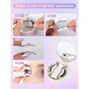 Magnetic Eyelashes with Applicator, 1 Pair Reusable Magnetic Lashes No