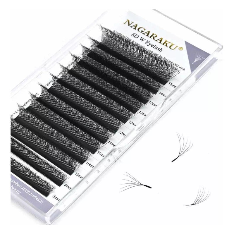 Nagaraku Blister Nagaraku Efecto W 6d Extensión De Pestañas