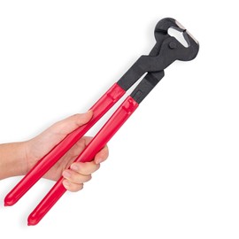 AZUNYYDS 14" Heavy Duty Hoof Nipper Steel Horse Hoof Trimmers Farrier Tools