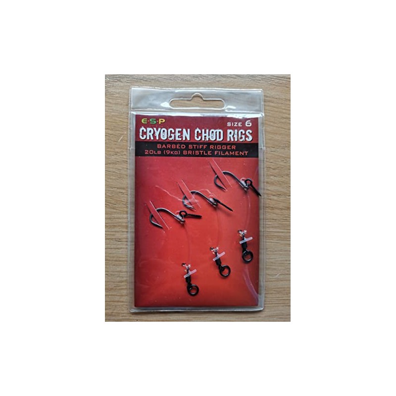 ESP Cryogen Chod Rig With Bait Screw Barbed OR Barbless:
