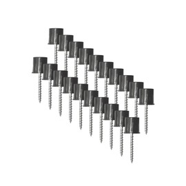 Nuvo Iron SMDRA Surface Mount Deck 3/4" Pack installs one 20 Pcs of Round balusters Railing Adapter, Black