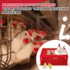 GlikCeil 2 Pcs Poultry Carrier Crate 3 Door Chicken Transport