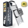 Spaetzle Maker,Stainless Steel Spaetzle Press with Comfort Grip Handle,Homemade Traditional