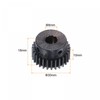 sourcing map 1Mod 28T Pinion Gear 8mm Bore Hardened Steel